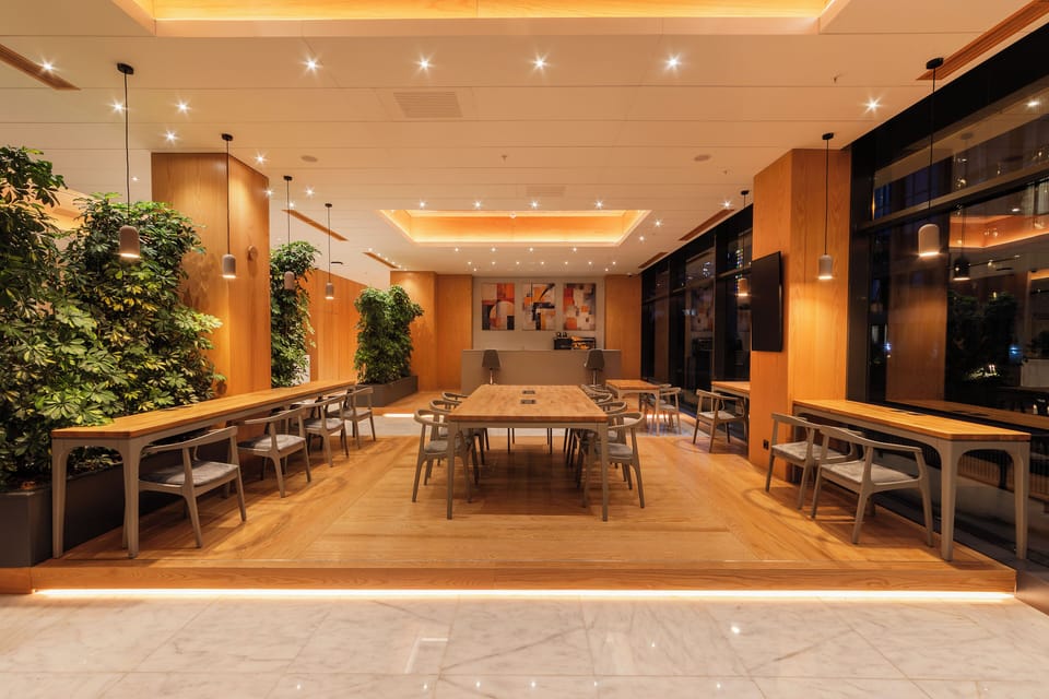Lobby sitting area