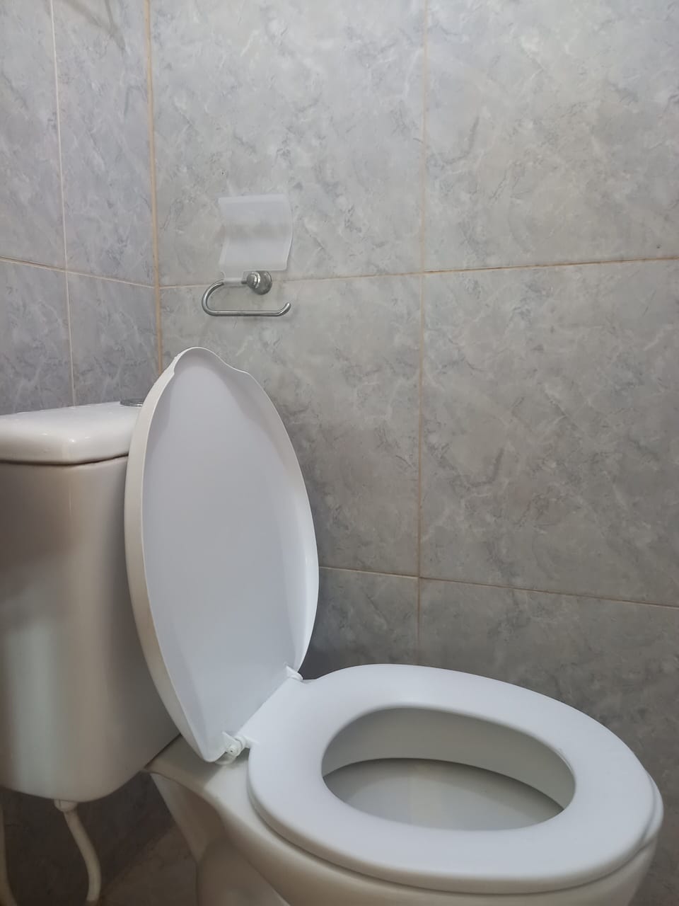 Shower, towels, soap, shampoo