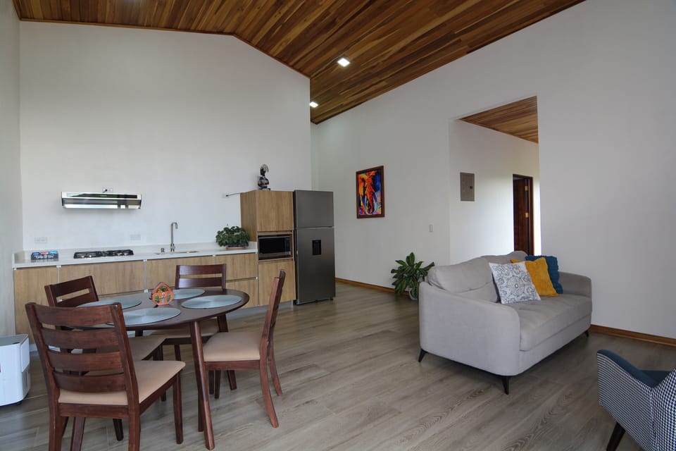 Basic House, 2 Bedrooms, Balcony, Mountain View | Living area | Flat-screen TV