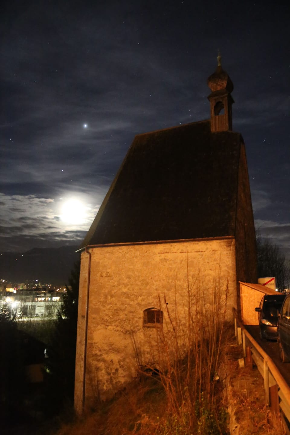 Front of property - evening/night