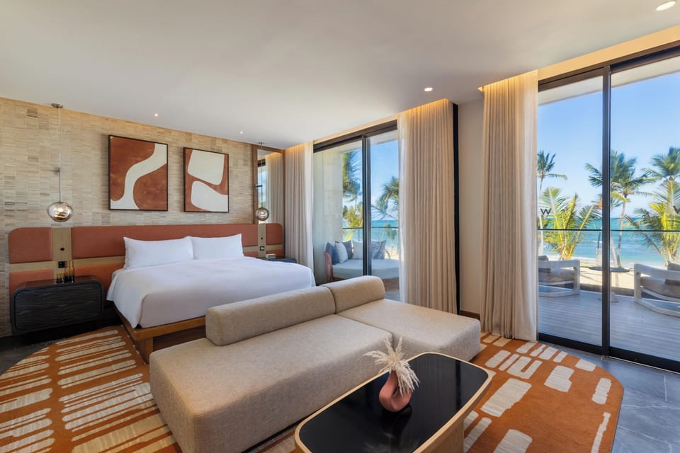 Penthouse, 3 Bedrooms, Private Pool (Larimar Suite, All-Incl. Adults Only) | Premium bedding, pillowtop beds, minibar (free items), in-room safe