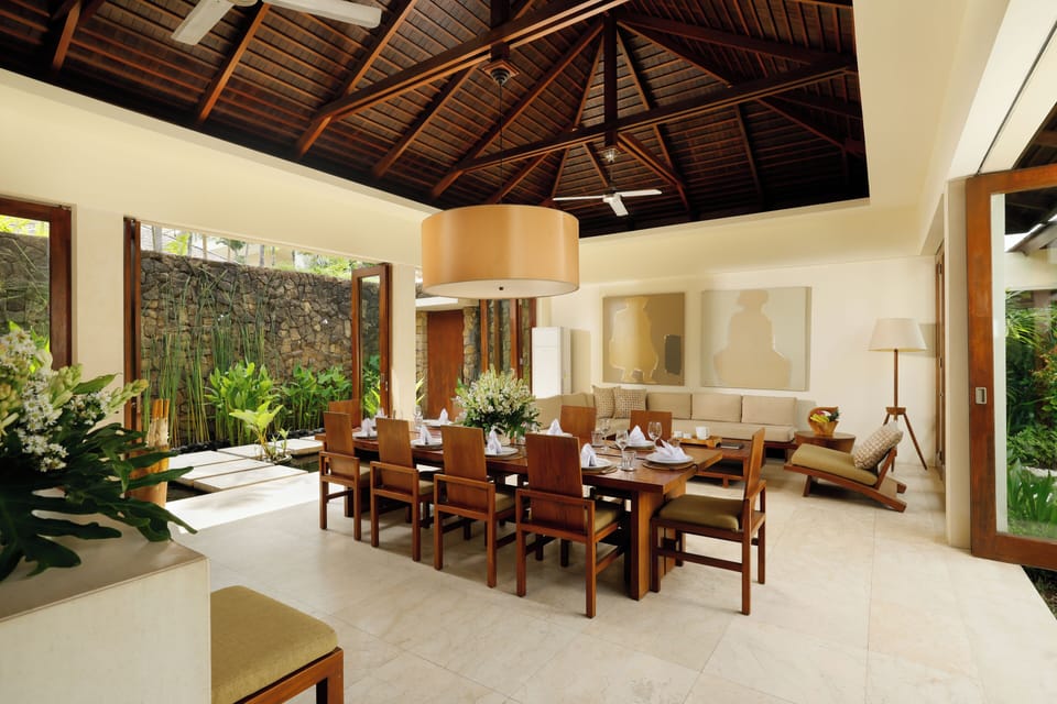 Grand Villa, 5 Bedrooms, Pool View | Living area | Flat-screen TV