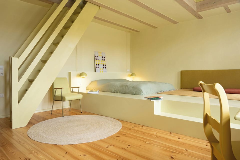 Gallery Double Room | Egyptian cotton sheets, premium bedding, pillowtop beds, blackout drapes