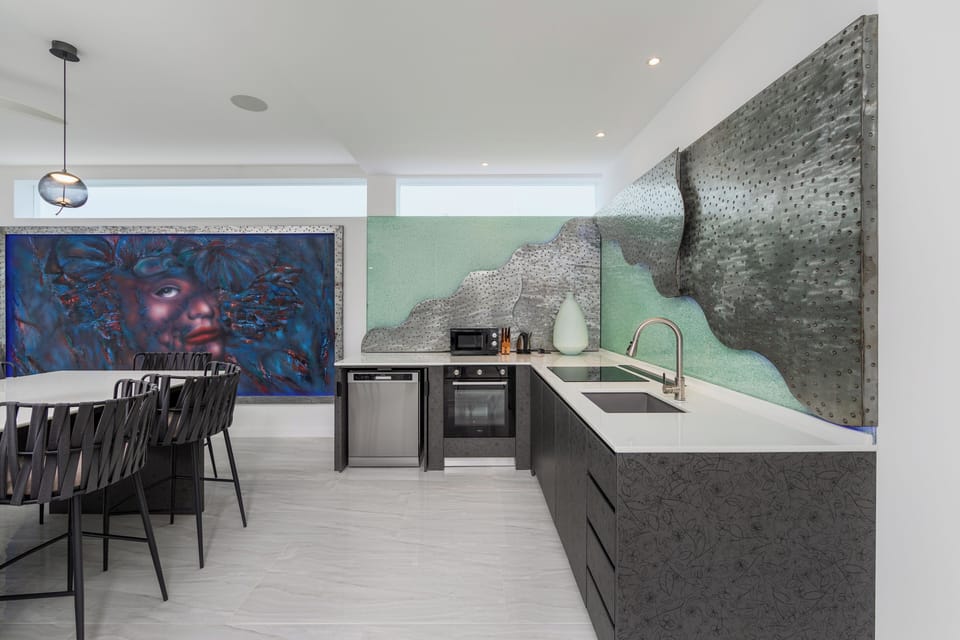 Luxury Villa, Pool View | Private kitchen | Electric kettle, paper towels