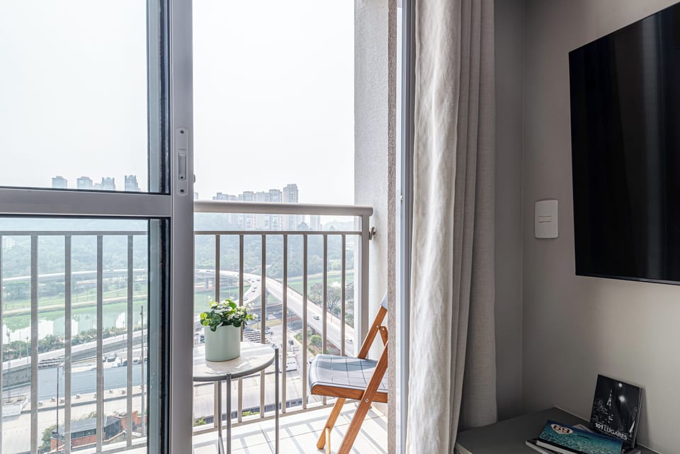 City Apartment, 1 Bedroom, Balcony, River View | Balcony view