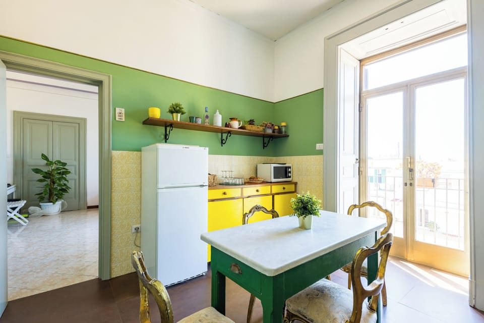 Design Apartment, 2 Bedrooms, 2 Bathrooms, City View | Private kitchen | Full-size fridge, microwave, espresso maker, coffee/tea maker