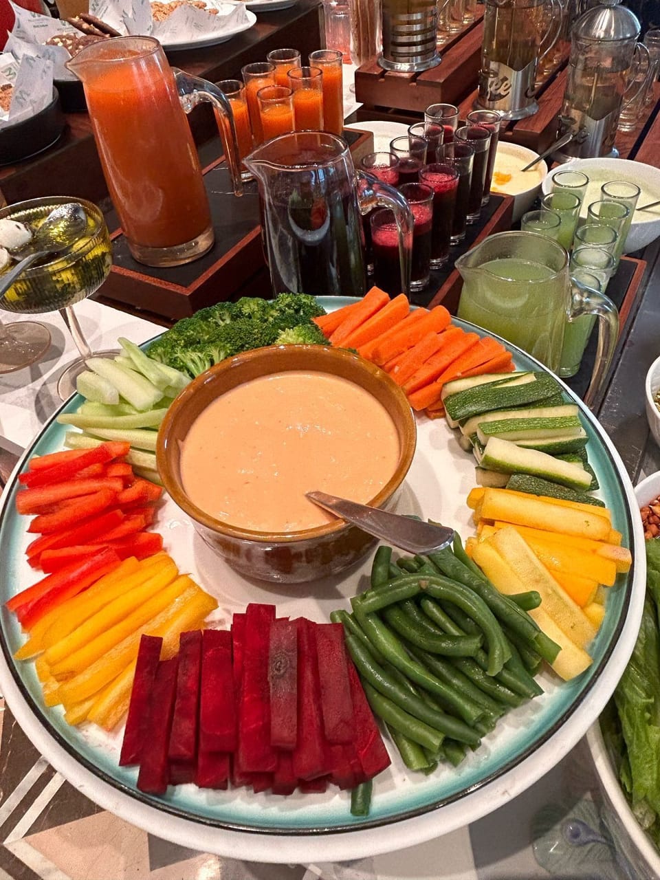 Daily buffet breakfast for a fee