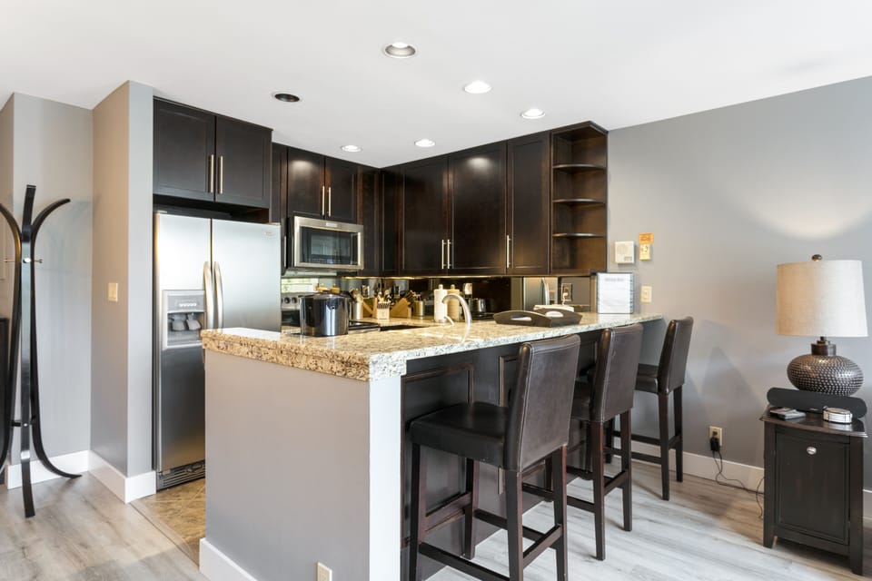 Condo, 2 Bedrooms | Private kitchen | Coffee/tea maker, fridge, oven, toaster