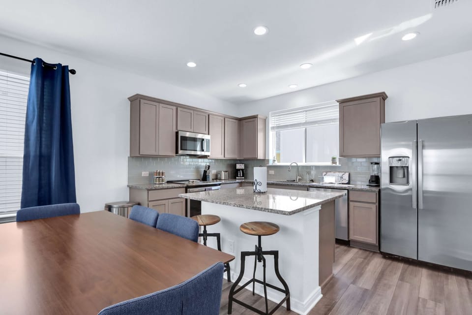 House, Multiple Beds, Patio, Garden View (Garten Haus) | Private kitchen | Fridge, microwave, oven, stovetop