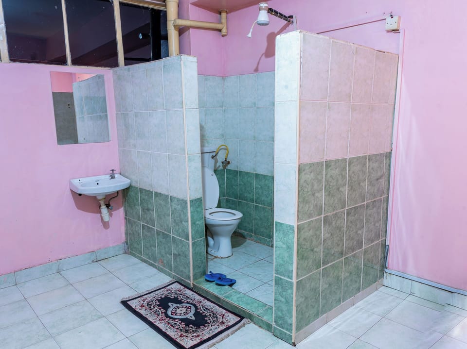 Standard Double Room | Bathroom | Shower, free toiletries, towels, soap