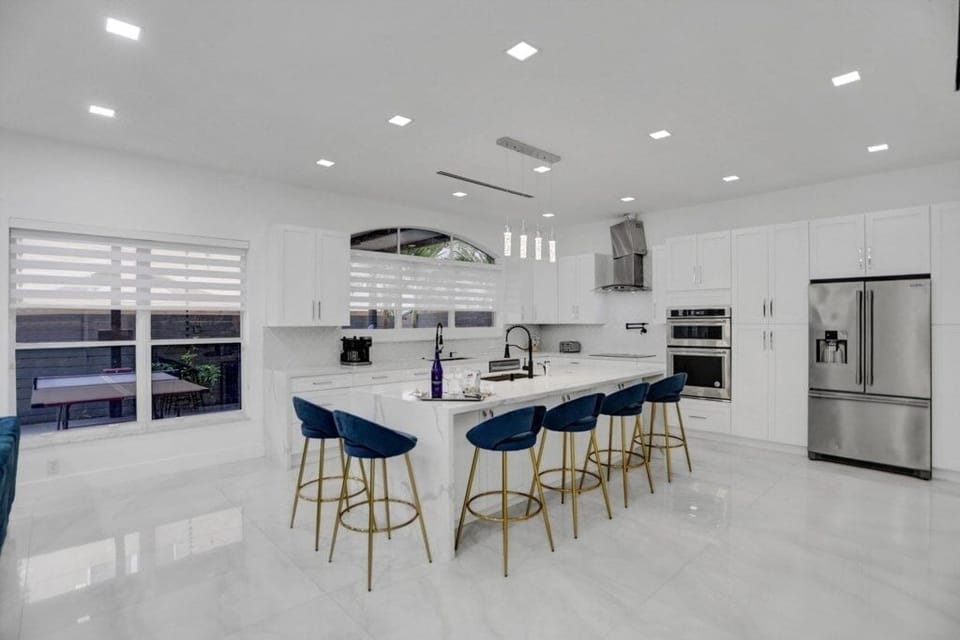 Villa, 4 Bedrooms | Private kitchen | Fridge, oven, coffee/tea maker, electric kettle