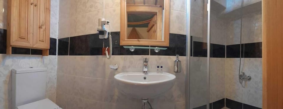 Standard Triple Room, Multiple Beds | Bathroom | Shower, hair dryer, towels, soap