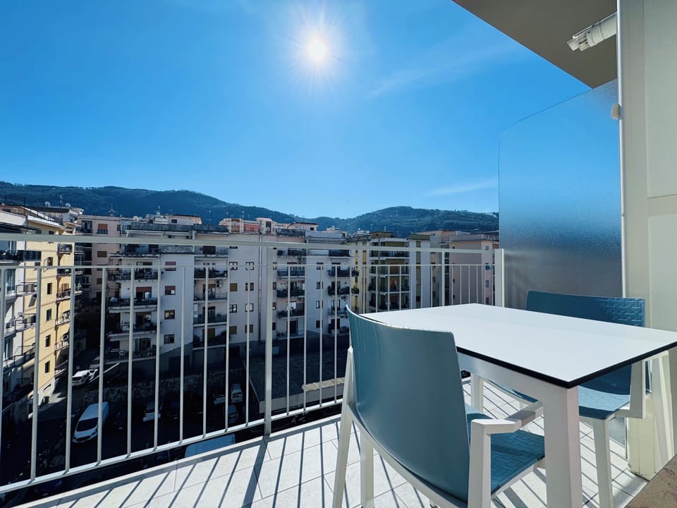 Deluxe Double Room, Balcony, City View | Balcony view