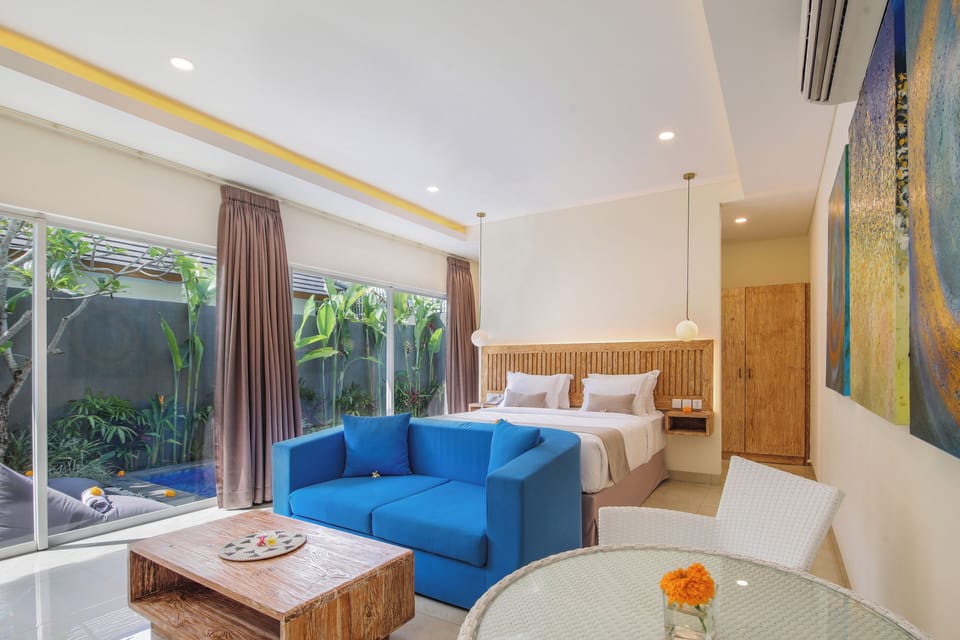 Honeymoon Villa, Pool View | In-room safe, iron/ironing board, free WiFi