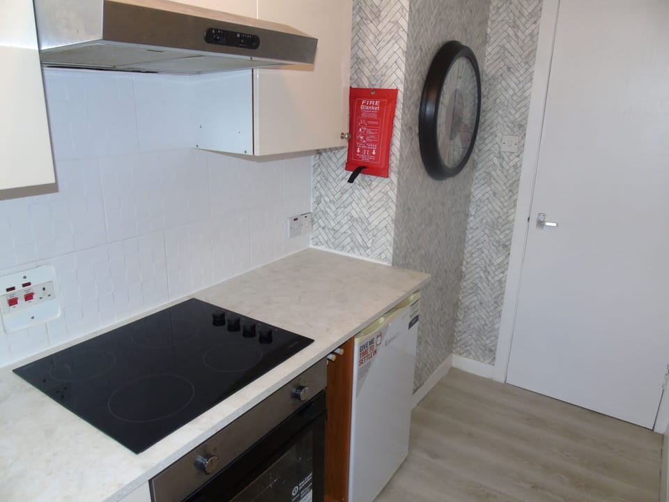 Standard Apartment, Ocean View | Private kitchen | Electric kettle, toaster