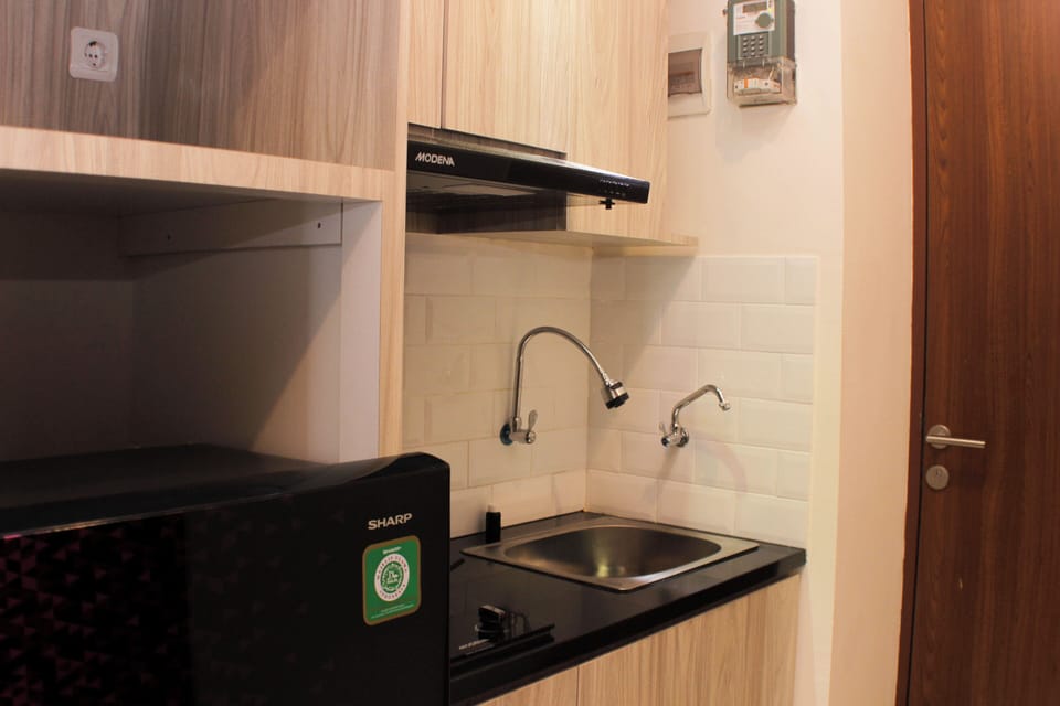 Deluxe Studio | Private kitchen | Fridge, stovetop, rice cooker