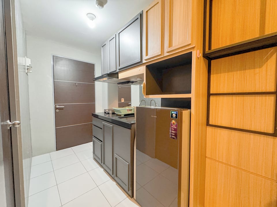 Deluxe Studio | Private kitchen | Fridge, stovetop, rice cooker