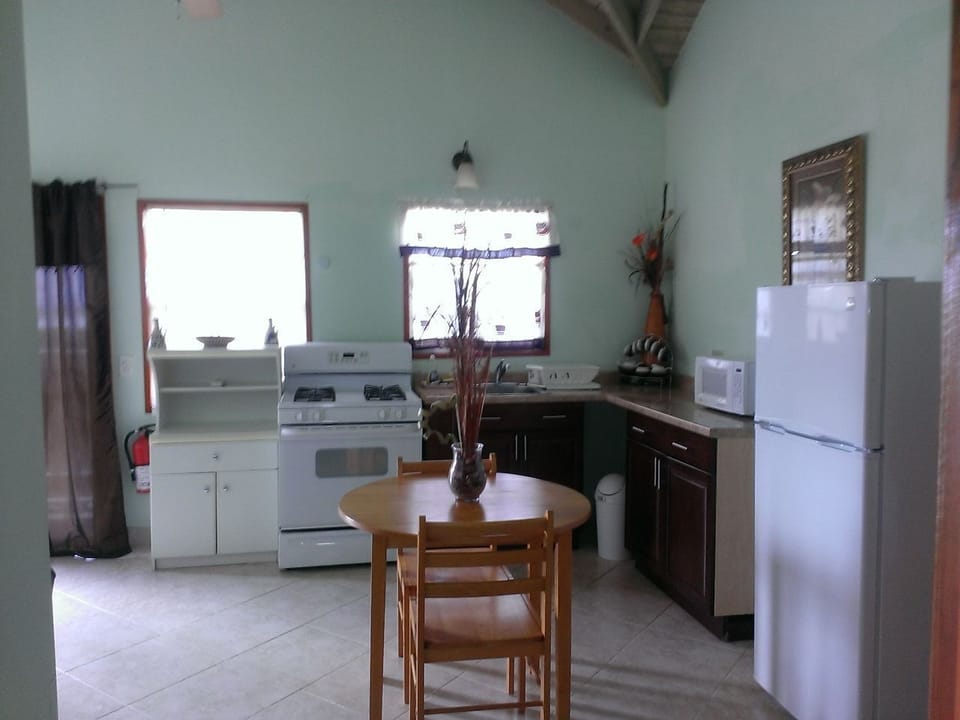 8-Suite, Ocean View | Private kitchen | Coffee/tea maker, full-size fridge, microwave, oven