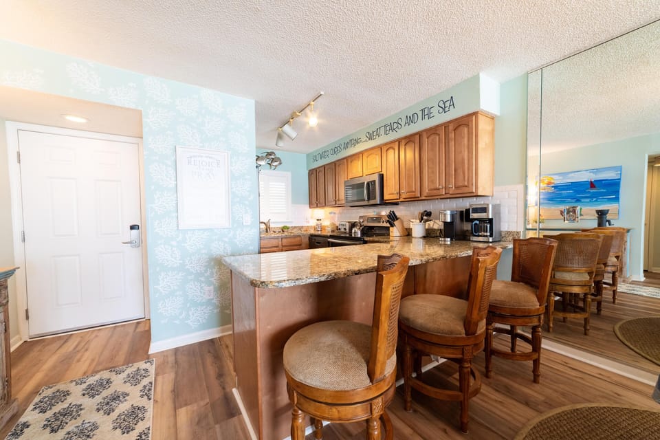 Condo, Multiple Beds (Seaside Beach & Racquet 3504) | Private kitchen | Oven, toaster