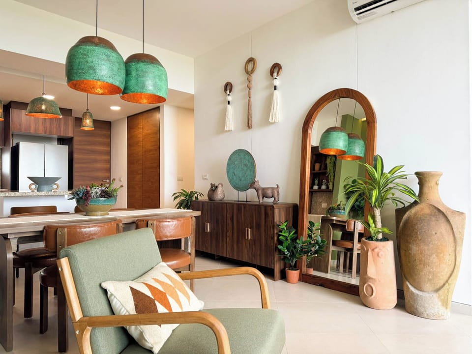 Luxury Condo, Valley View | Living area | 55-inch Smart TV with digital channels, Netflix, streaming services