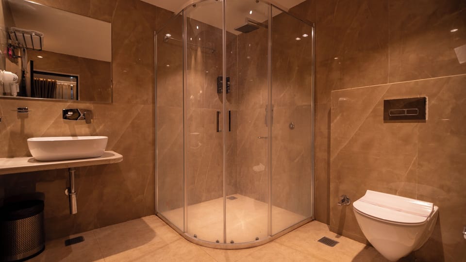 Deluxe Room | Bathroom | Free toiletries, towels, soap, toilet paper