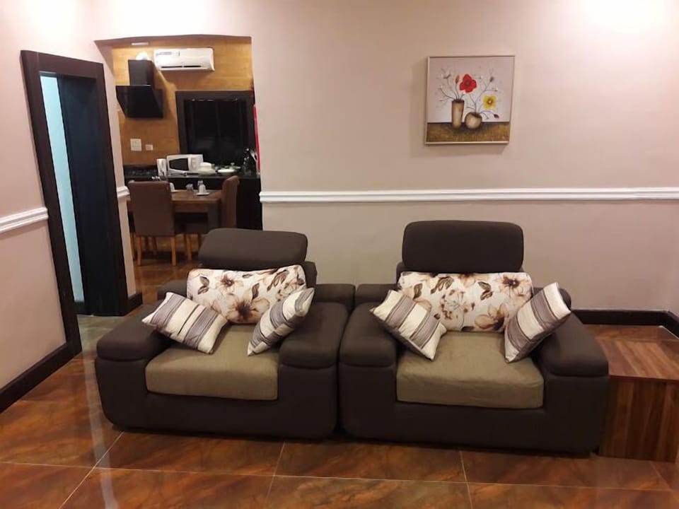 Economy Apartment, Balcony, City View | Living area