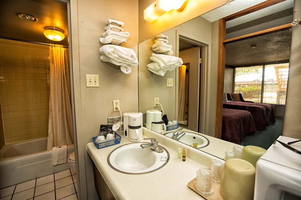 Free toiletries, hair dryer, towels, soap