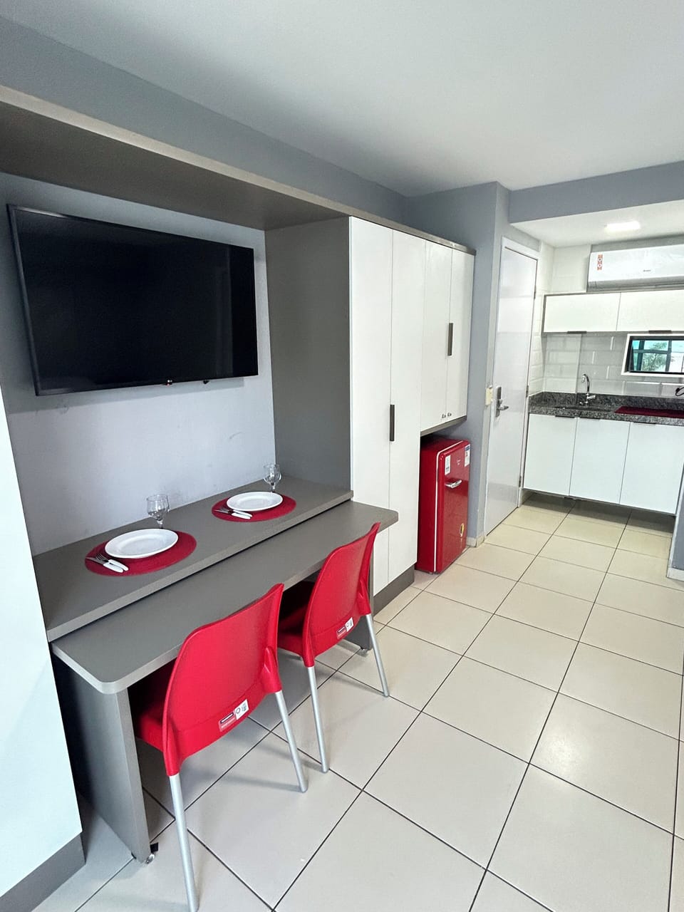 Apartment | 1 bedroom, laptop workspace, blackout drapes, iron/ironing board