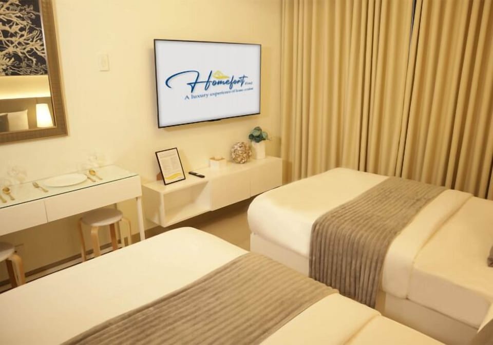 Deluxe Condo, 2 Double Beds, Non Smoking, Balcony | 1 bedroom, free WiFi