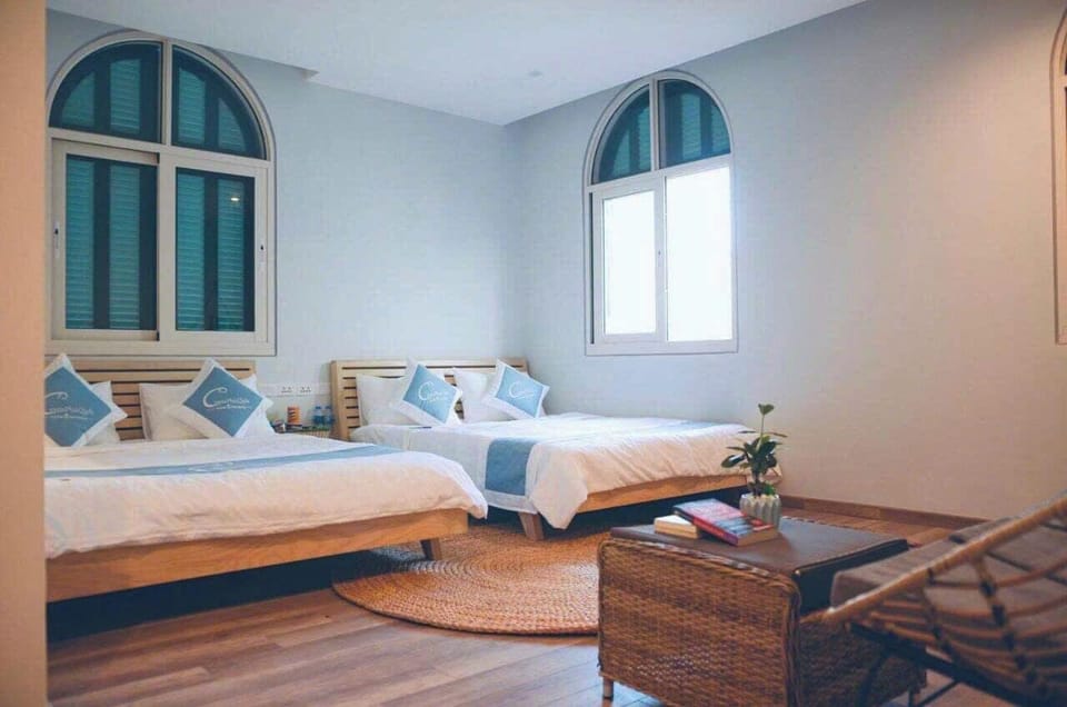 Family Quadruple Room, Garden View | Desk, soundproofing, free WiFi, bed sheets