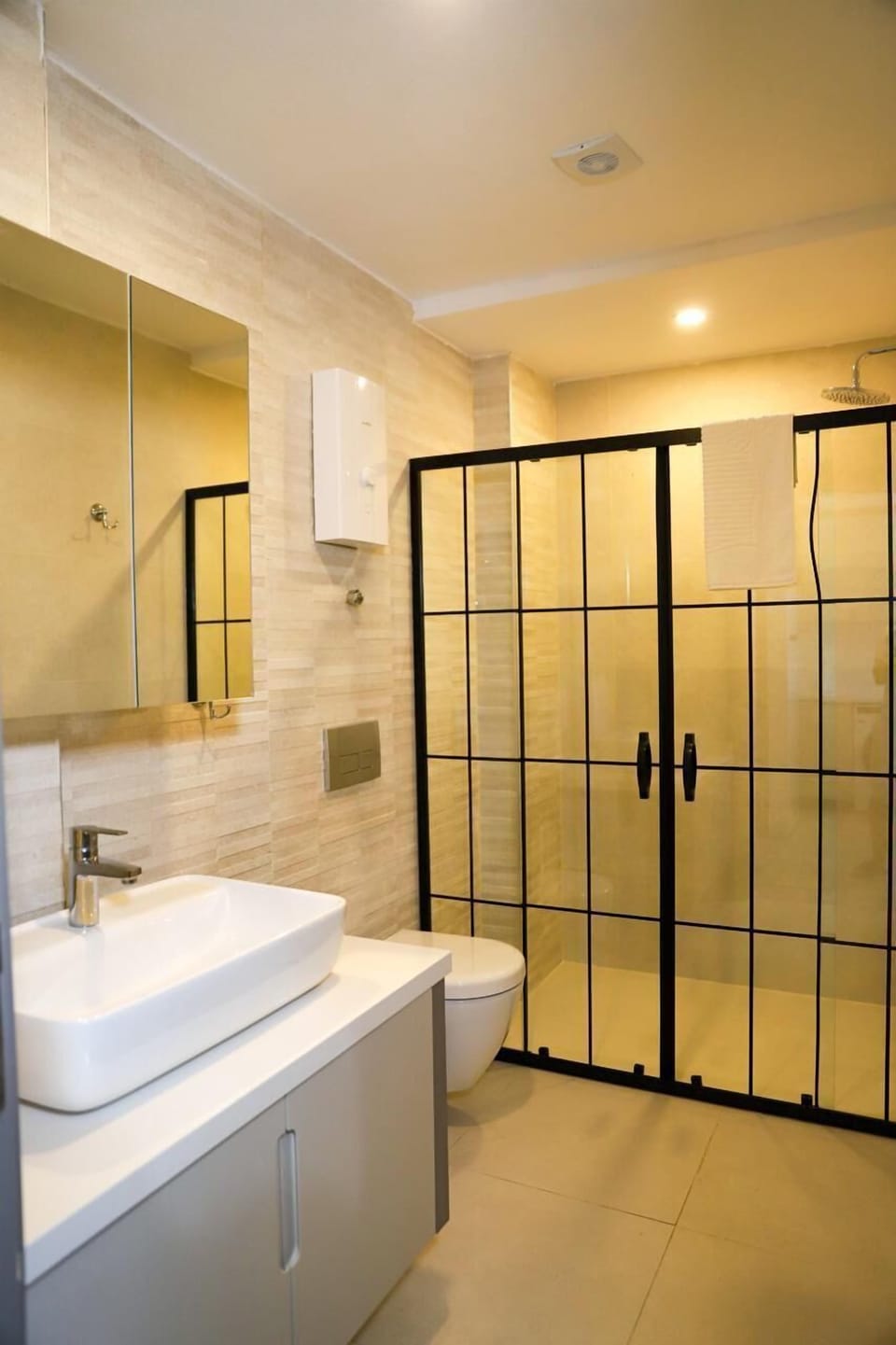Basic Apartment, Balcony, Pool View | Bathroom | Free toiletries, hair dryer, soap, shampoo