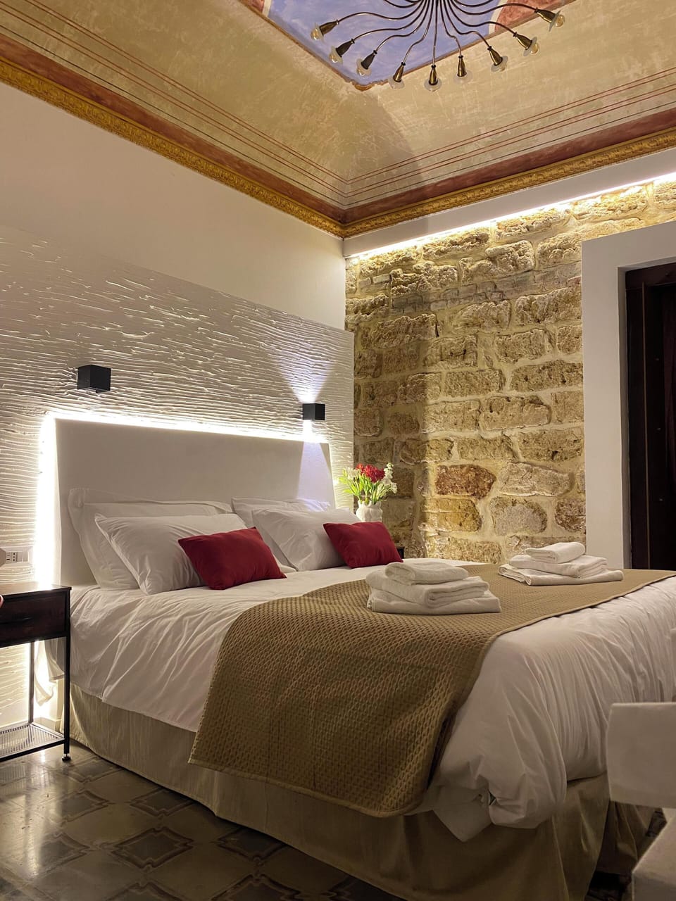 Deluxe Triple Room, Courtyard View | In-room safe, desk, laptop workspace, soundproofing