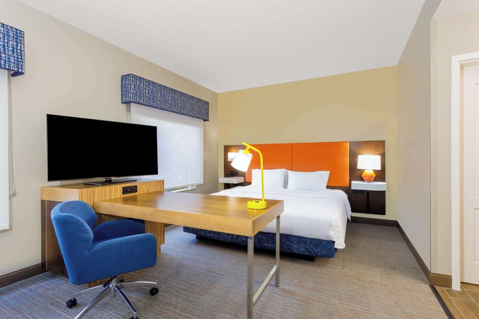 In-room safe, desk, iron/ironing board, free cribs/infant beds