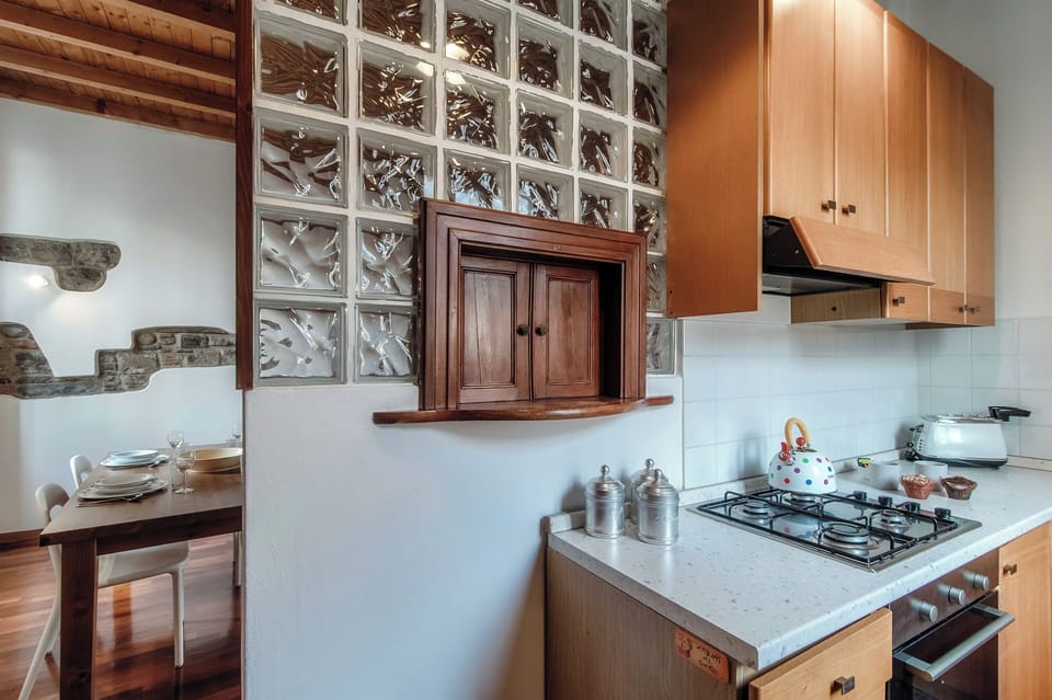 Apartment, City View | Private kitchen | Full-size fridge, oven, stovetop, espresso maker