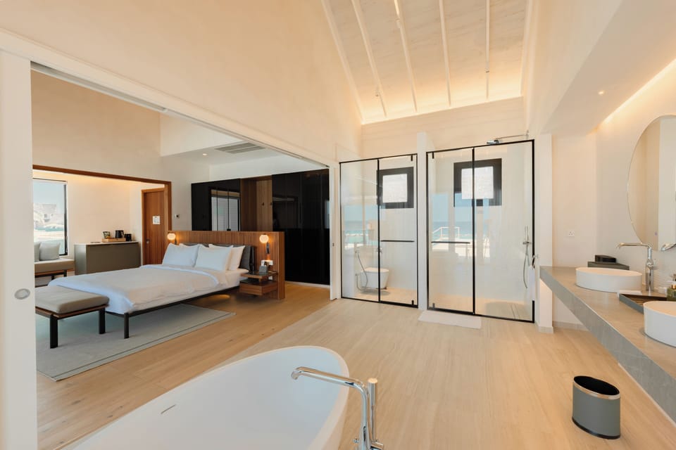 Water Pool Villa | In-room safe, desk, laptop workspace, blackout drapes