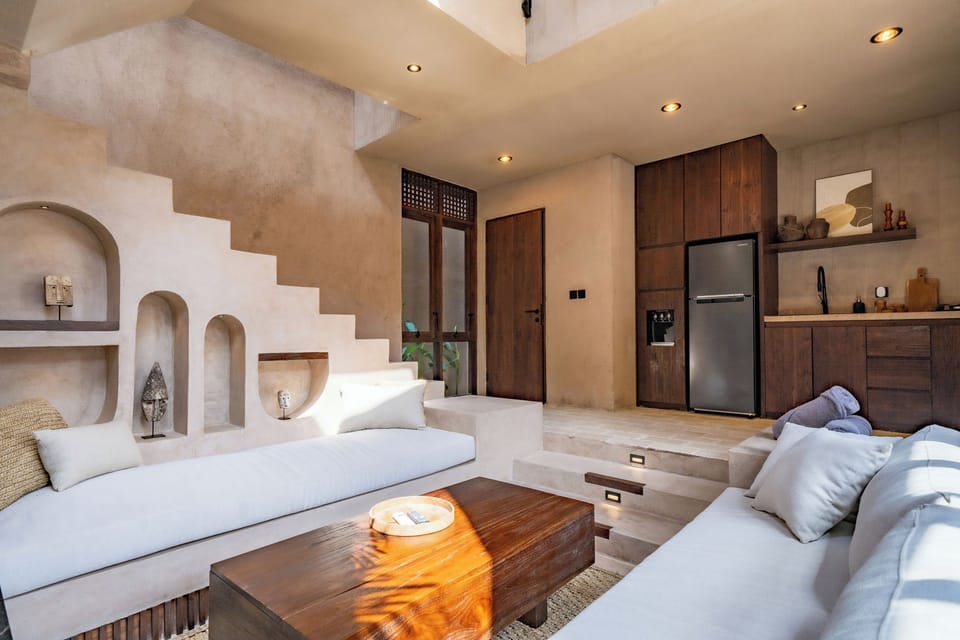 Junior Villa, Pool View | Living area | 55-inch Smart TV with digital channels, Netflix, streaming services