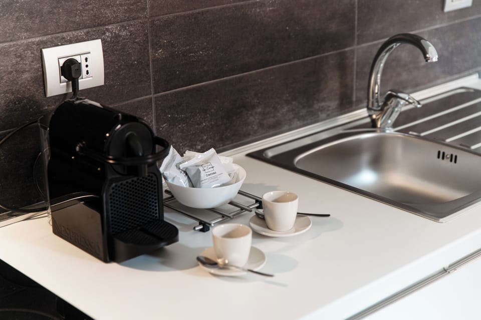 Apartment | Private kitchen | Mini-fridge, oven, stovetop, espresso maker