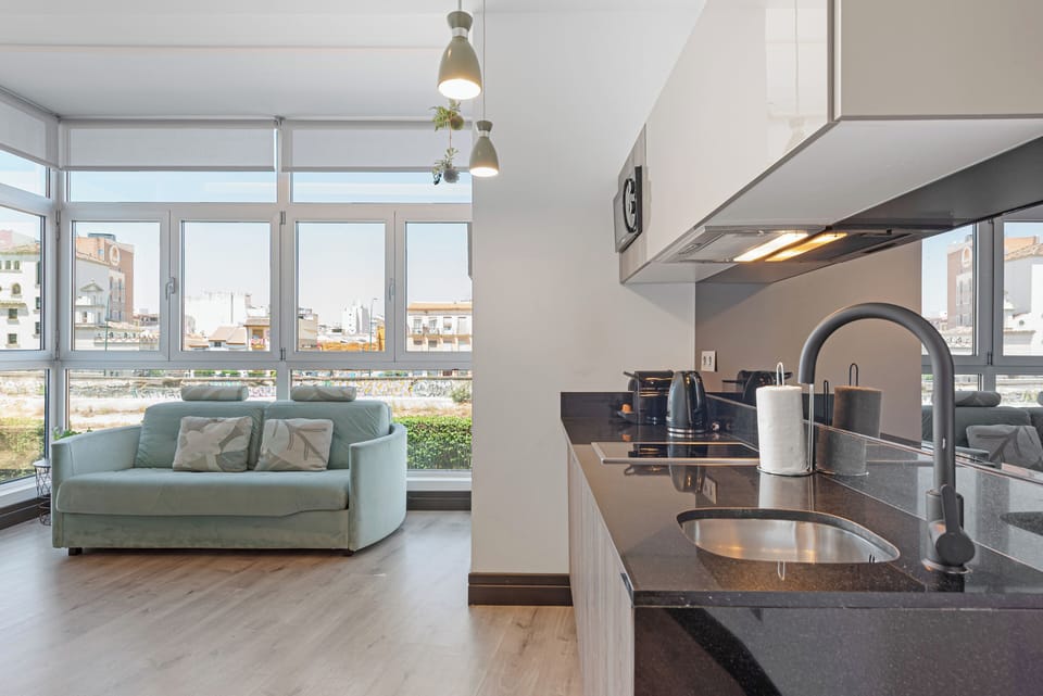 Apartment, 1 Queen Bed with Sofa bed (1 Bedroom) | Private kitchen | Fridge, microwave, oven, coffee/tea maker