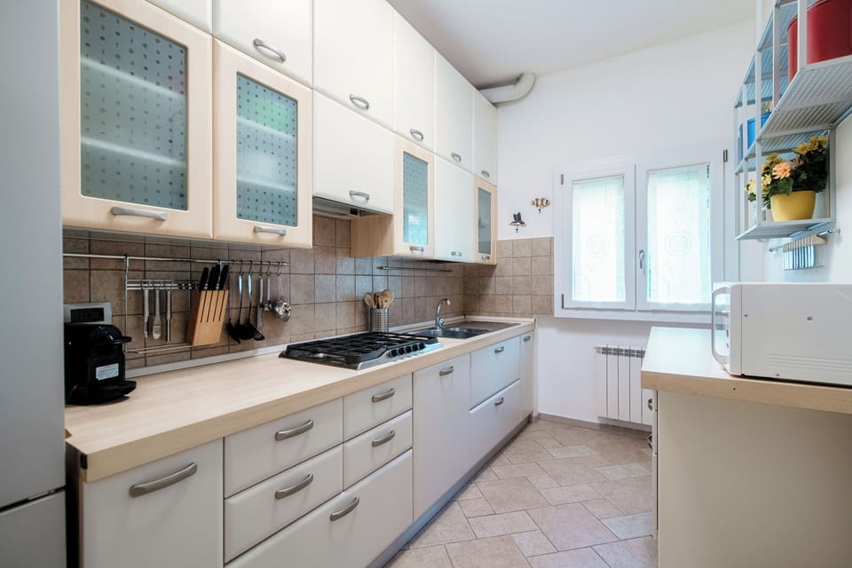 Apartment, Patio, Lake View | Private kitchen | Full-size fridge, microwave, stovetop, dishwasher