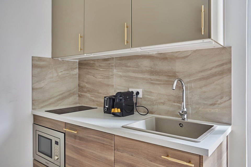 Apartment | Private kitchen | Cleaning supplies