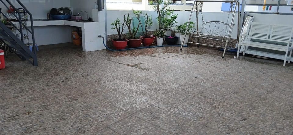 Standard Quadruple Room, Balcony, City View | Terrace/patio