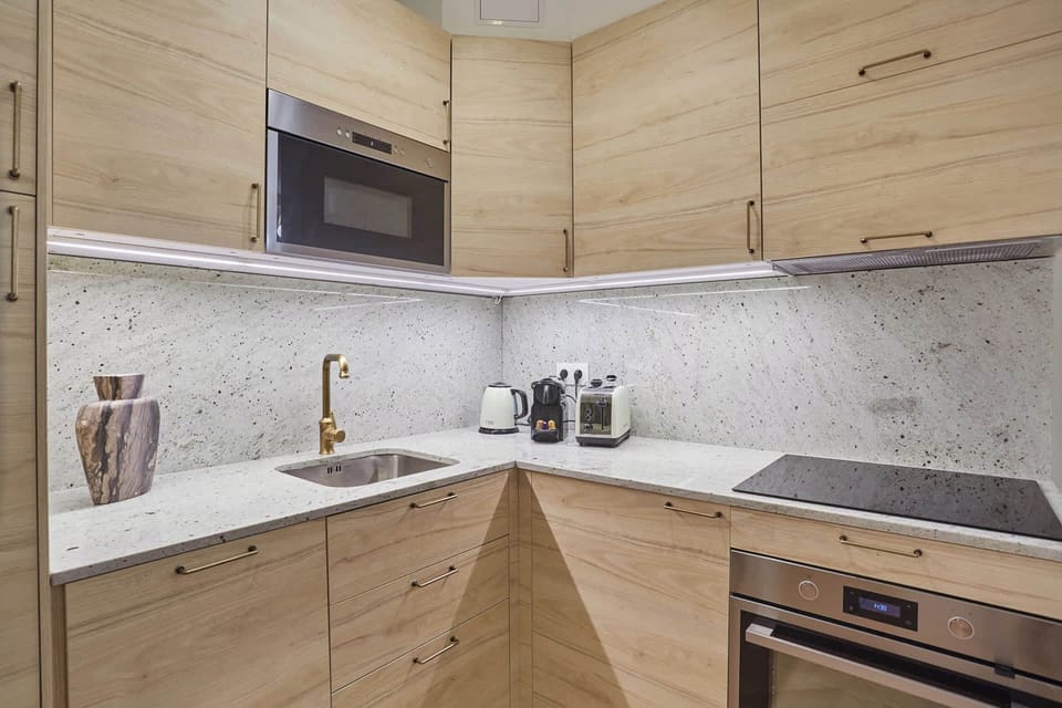 Apartment | Private kitchen | Fridge, microwave, oven, dishwasher