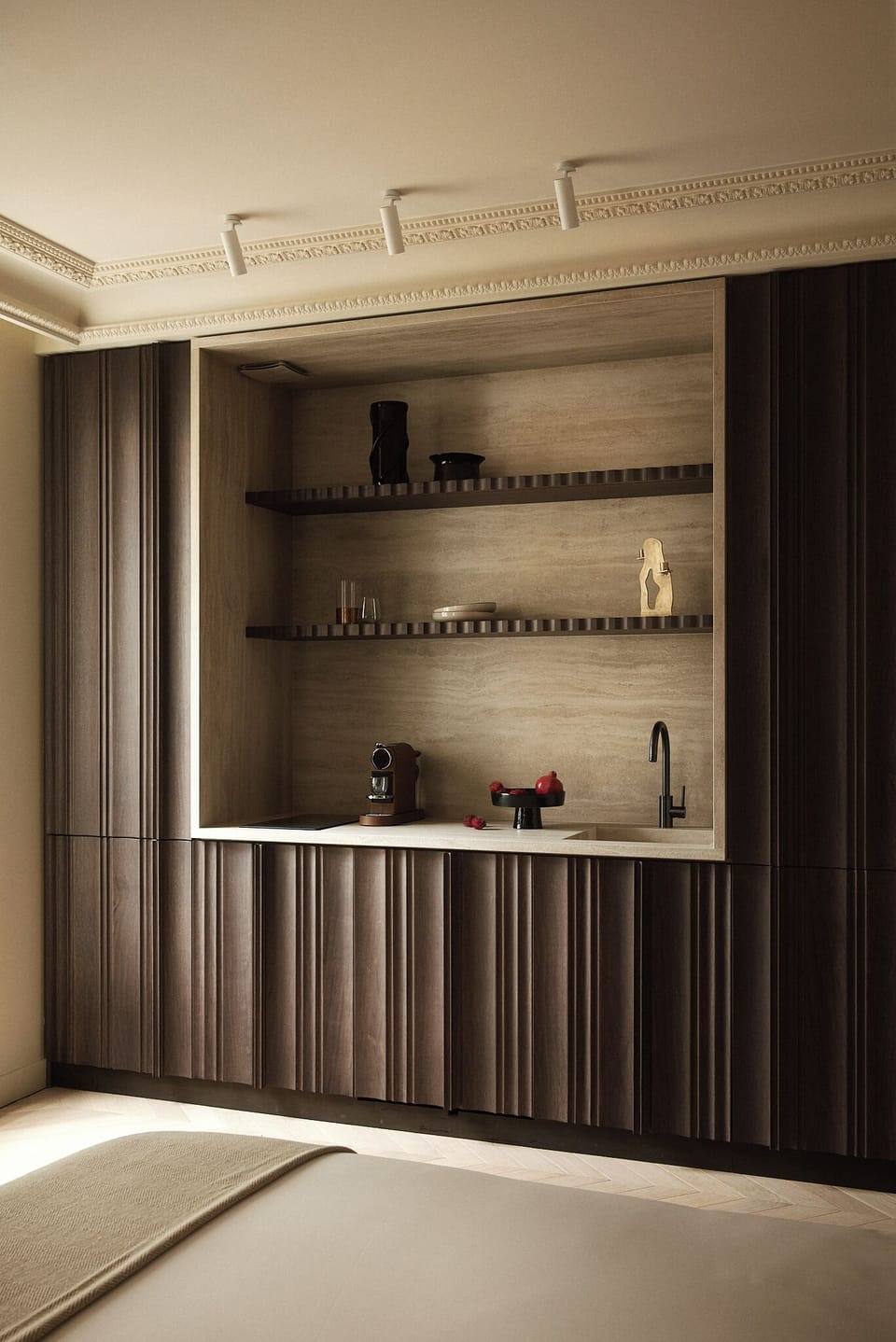 Deluxe Studio | Private kitchen | Fridge, microwave, stovetop, dishwasher