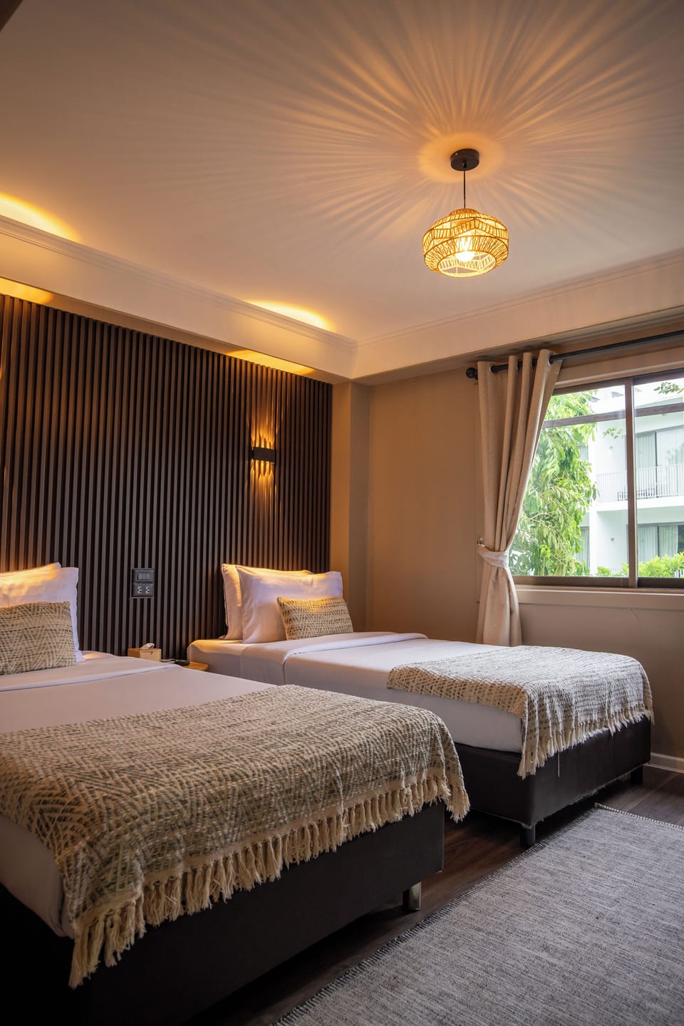 Standard Twin room  | Egyptian cotton sheets, premium bedding, memory foam beds, minibar