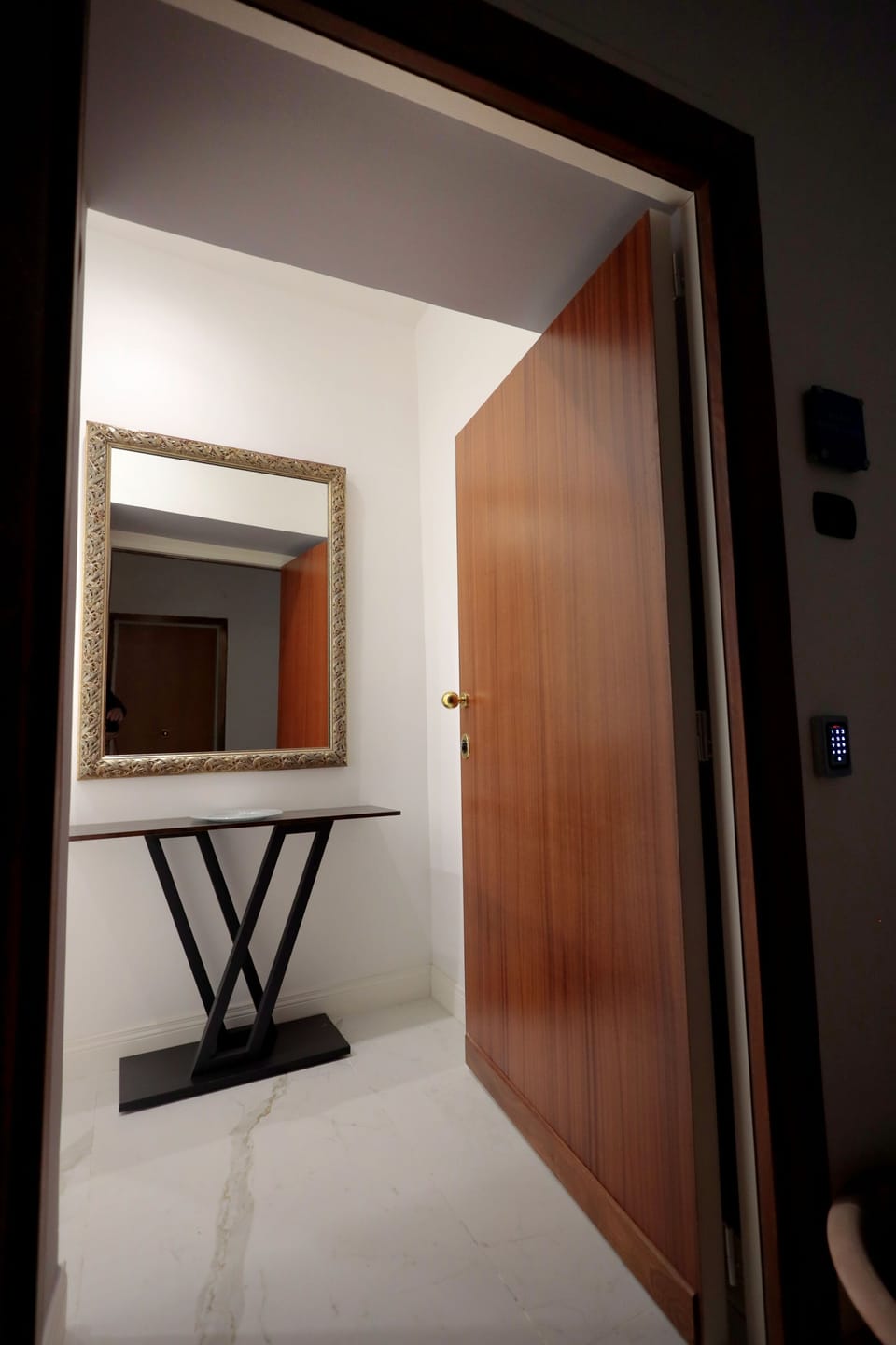 Interior entrance