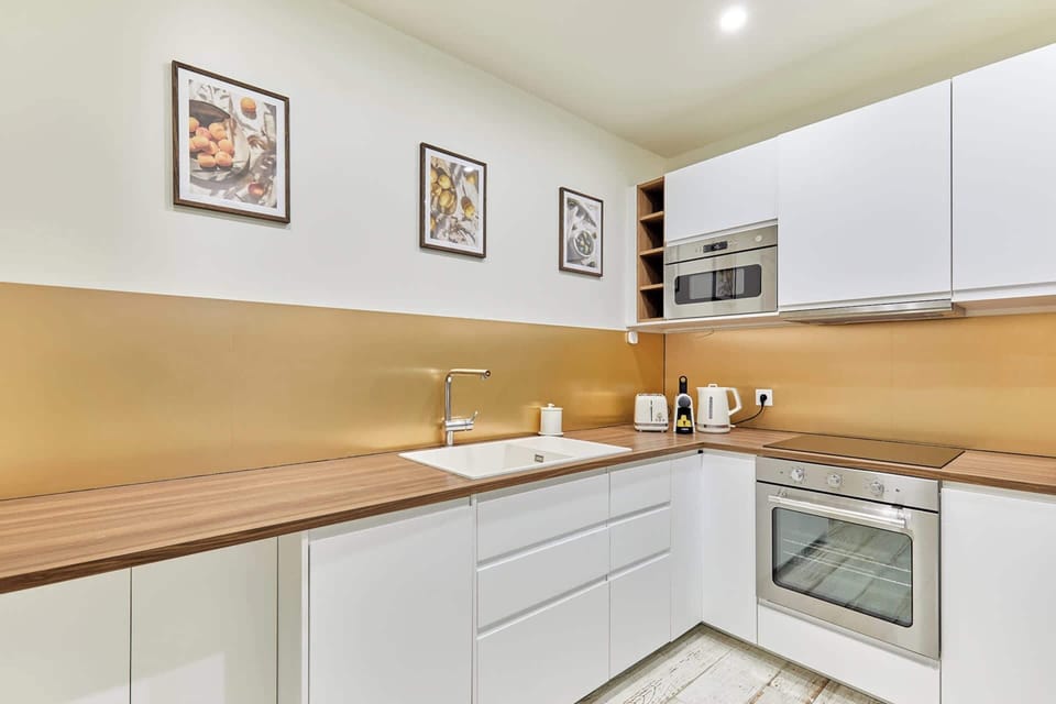 Apartment | Private kitchen | Cleaning supplies