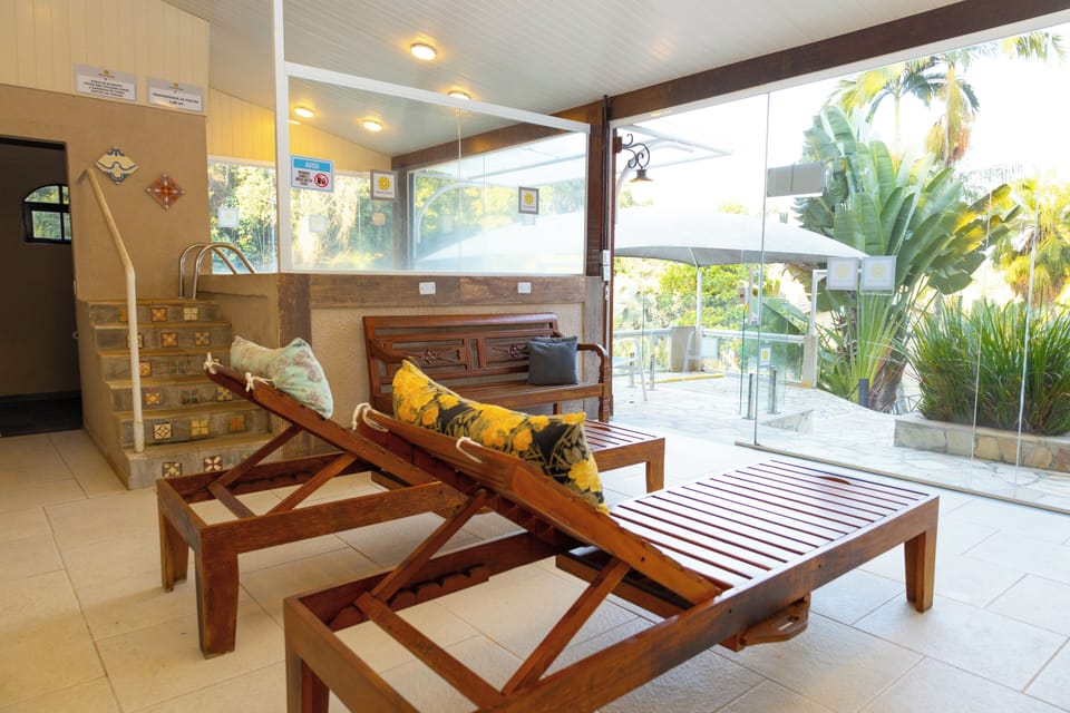 Indoor pool, outdoor pool