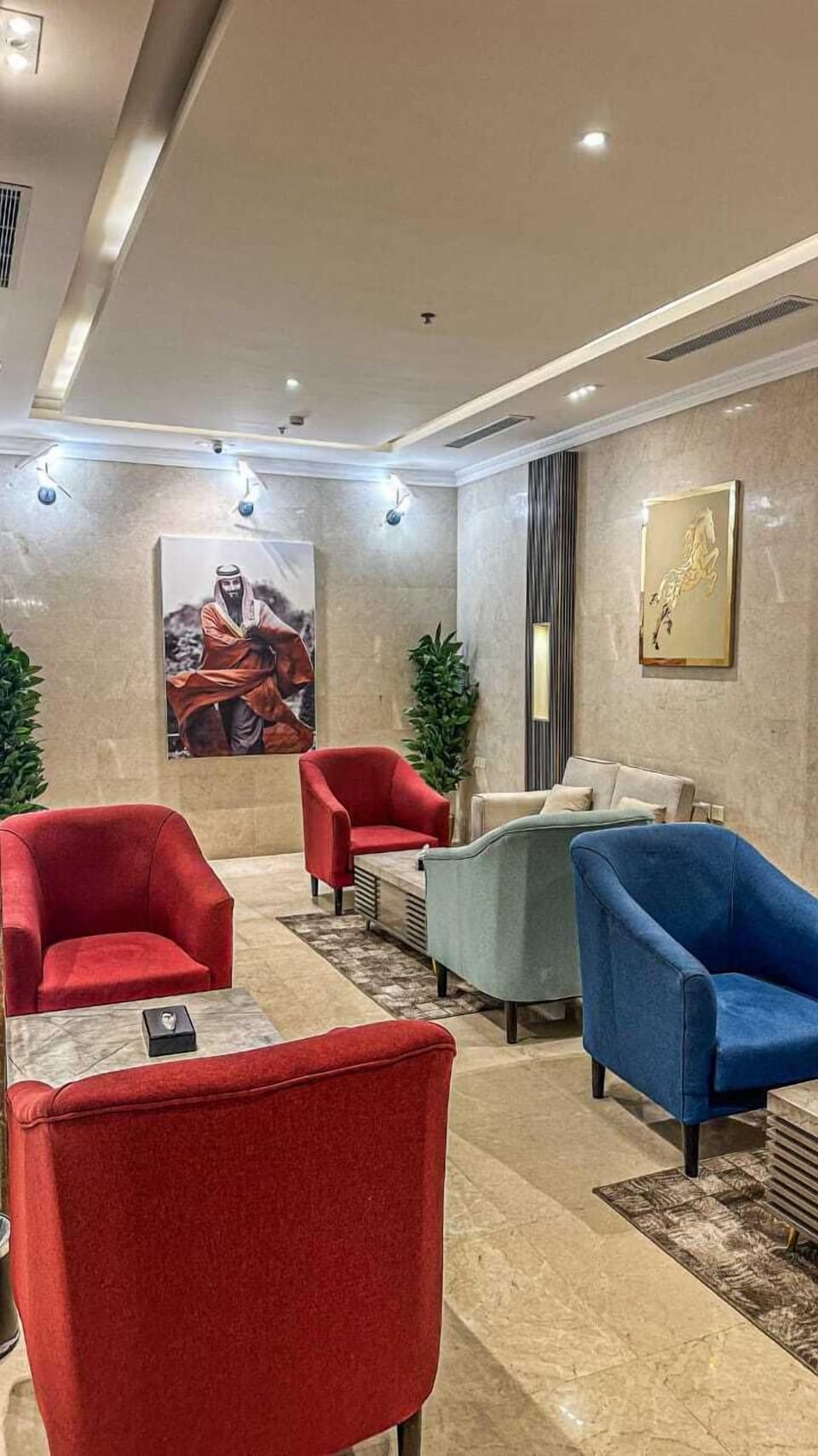 Lobby sitting area