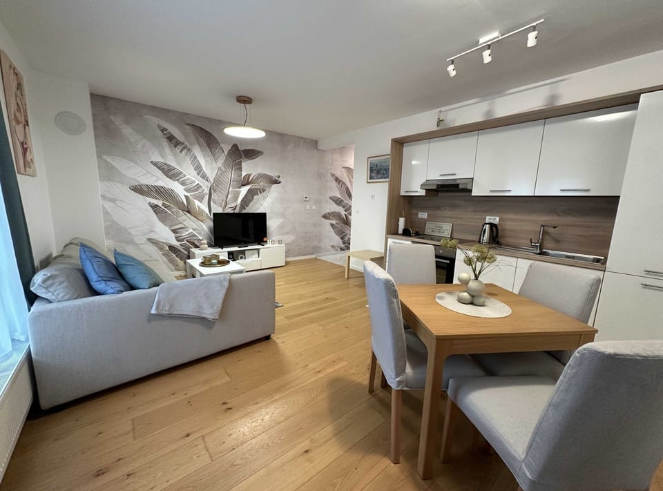 Apartment (One Bedroom Apartment) | Living room | 32-inch flat-screen TV with cable channels