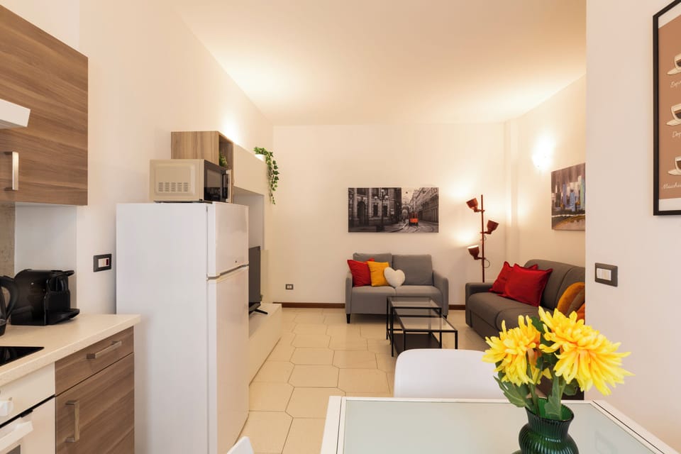 Comfort Apartment | Living area | 50-inch Smart TV with digital channels